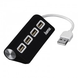 Hub Hama  1:4 USB 2.0 -...