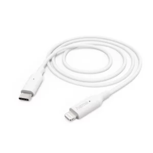 Hama Câble de charge, USB-C - Lightning, 1 m, blanc