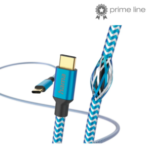 Câble de charge Hama "Reflective", USB-C - USB-C, 1,5m
