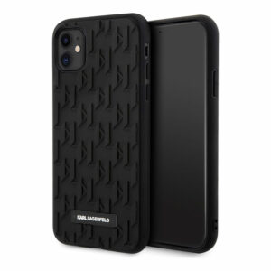 Coque pour iPhone 14 Plus KARL LAGERFELD Monogram 3D - Noir