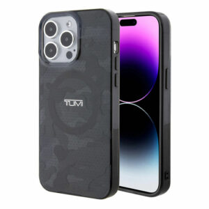 Coque iPhone 15 Pro Tumi  MagSafe Camo Print Noir
