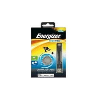 Câble de poche ENERGIZER Lightning, Noir