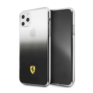 Coque Ferrari Transparent Gradient - Gris Foncé pour iphone 11 Pro Max