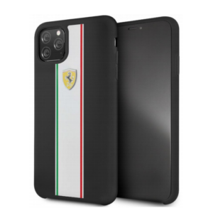 Coque Ferrari en silicone pour iPhone 11 Pro Max