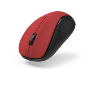 Souris optique sans fil Hama "MW-300 V2" à 3 boutons silencieuse, Rouge
