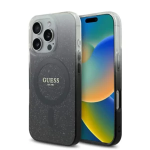 Coque MagSafe Guess Glitter pour iPhone 16 Pro Max