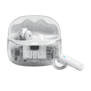 JBL Tune Beam 2 Ghost Edition, Blanc