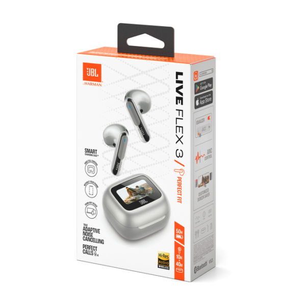 JBL Live Flex 3 Silver – Image 12