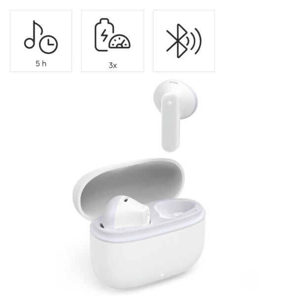 Hama “Freedom Light II” Airpods Bluetooth®, Blanc – Image 2