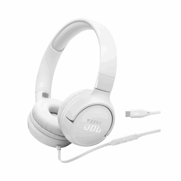 JBL Tune 520C USB-C, Blanc