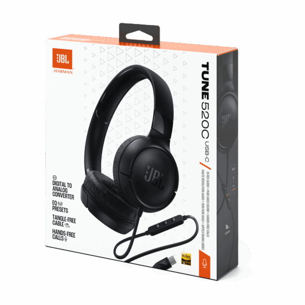 JBL Tune 520C USB-C, Noir – Image 6