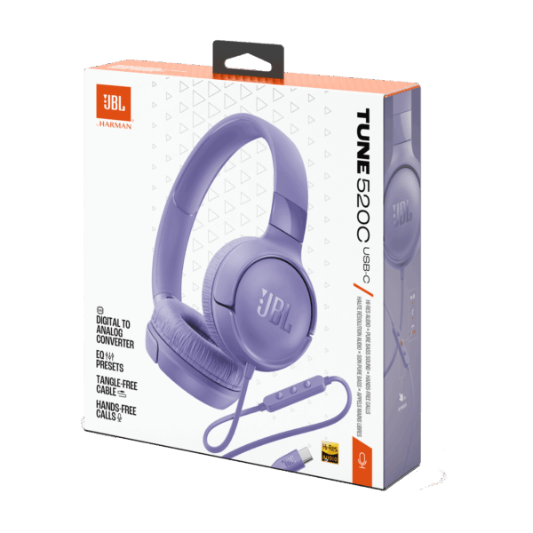 JBL Tune 520C USB-C, Purple – Image 5