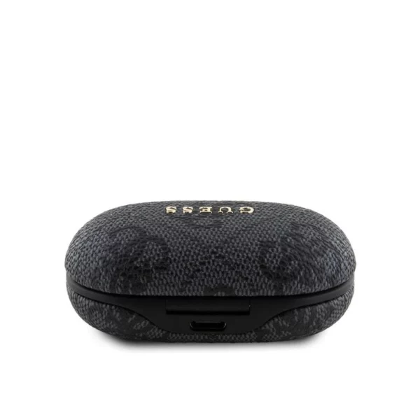 Écouteurs TWS Guess 4G avec logo métallique, Noir – Image 4