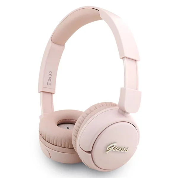 Casque BT Guess, Rose Metal Logo Script Logo Bluetooth 5.3