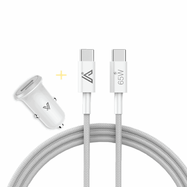 Pack Artek : Câble Type C-C + Car Charger – Gforce Distribution Tunisie