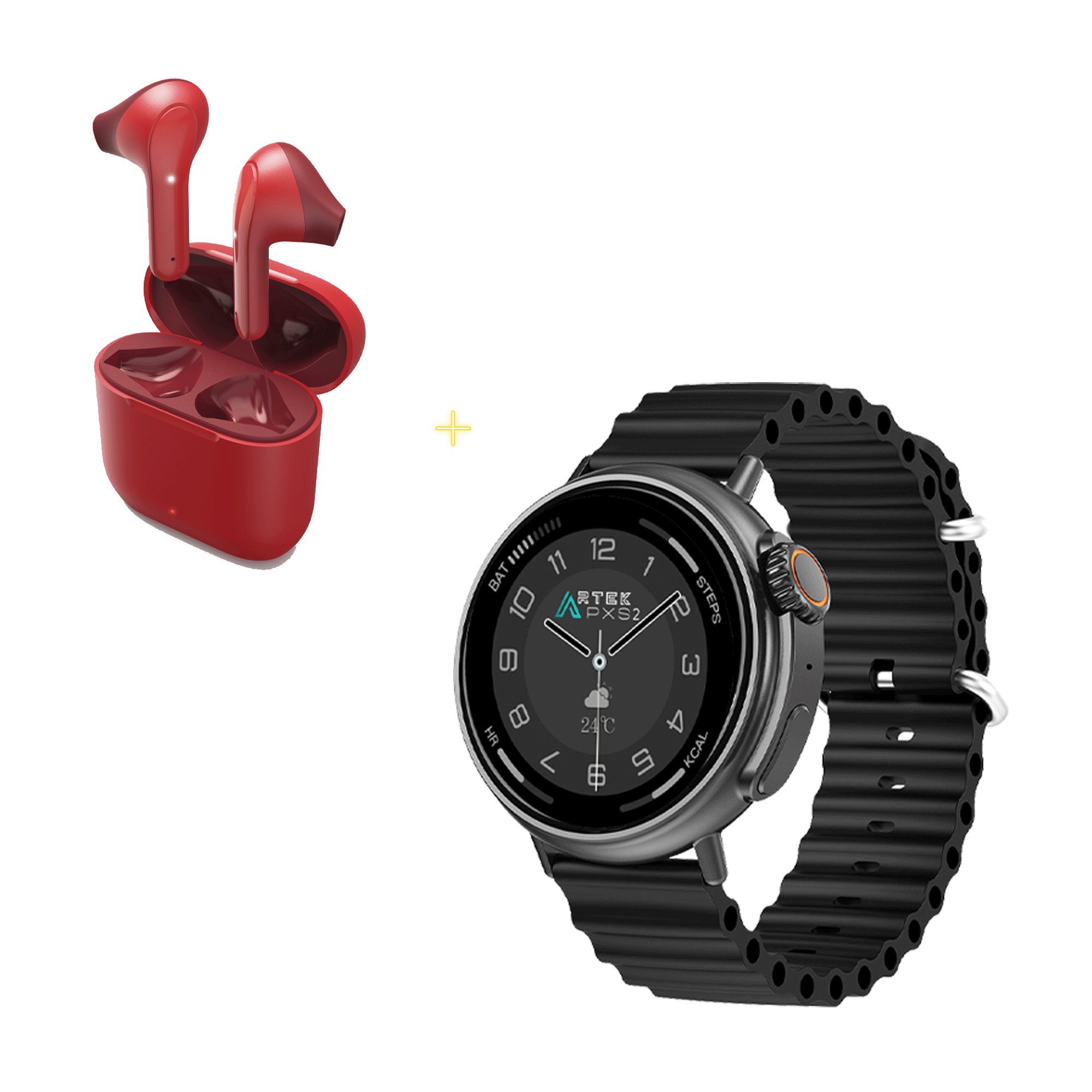 Pack Artek Smartwatch PXS2 + Airpods Freedom Light Hama