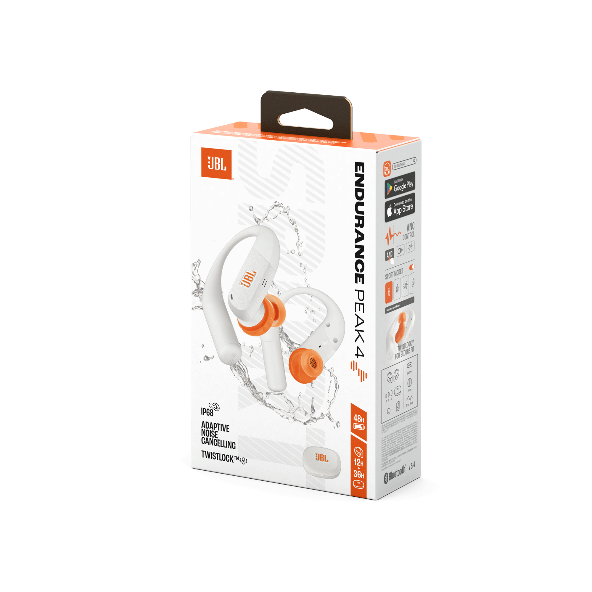 JBL Endurance Peak 4 (Blanc) – Image 5