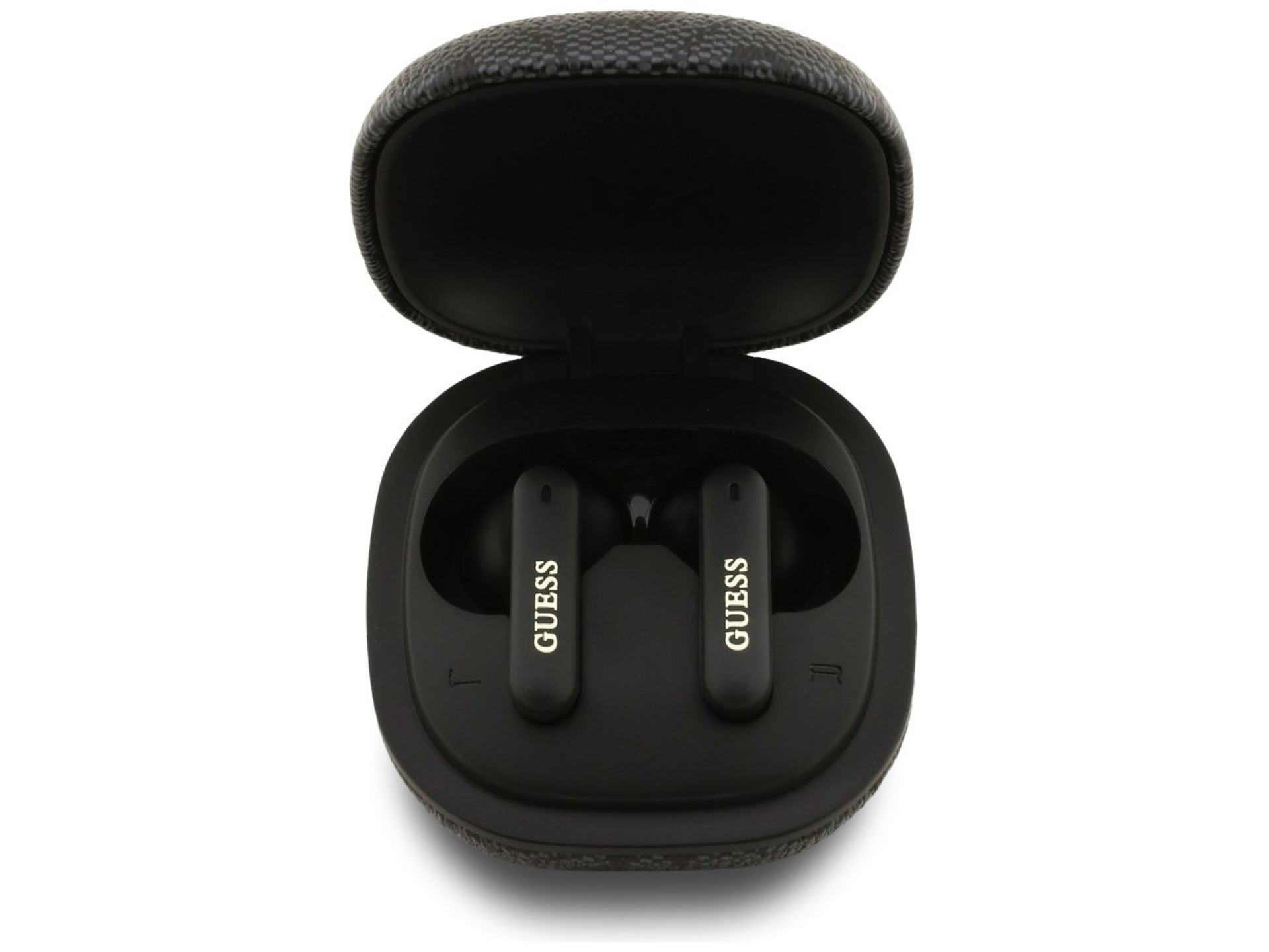 Airpods Guess 4G Classic Metal Logo Noir (TWS ENC) – Image 3